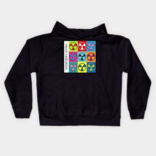 Neon Radiation Album Kids Hoodie